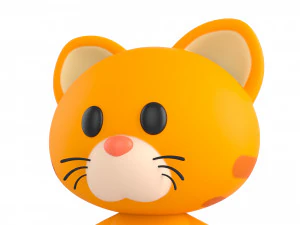 Character006 Cat 3D Model