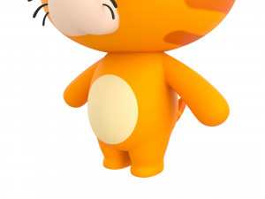 Character006 Cat Modello 3D