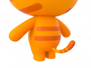 Character006 Cat 3D Model