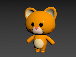 Character006 Cat Modello 3D