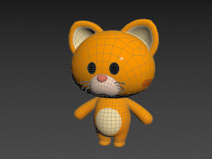 Character006 Cat Modello 3D