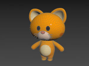 Character006 Cat 3D Model