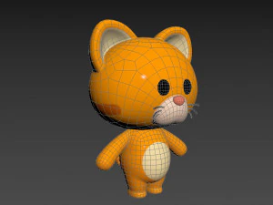 Character006 Cat 3D Model
