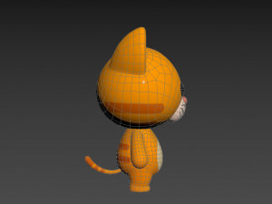 Character006 Cat Modello 3D