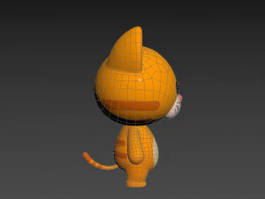 Character006 Cat 3D Model
