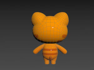 Character006 Cat 3D Model