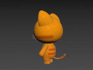 Character006 Cat 3D Model