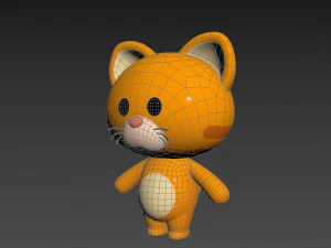 Character006 Cat 3D Model