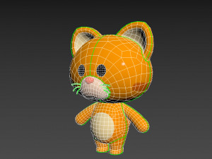 Character006 Cat Modello 3D