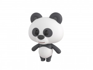 Character007 Panda Modelo 3D