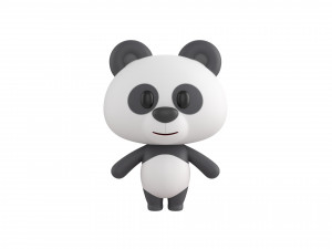 Character007 Panda 3D Модель