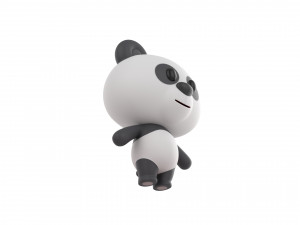 Character007 Panda 3D Модель