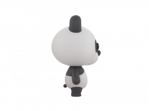 Character007 Panda 3D Модель