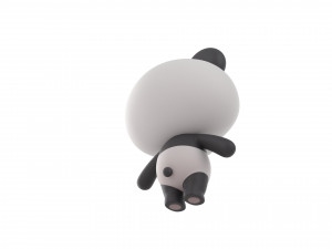 Character007 Panda 3D Модель