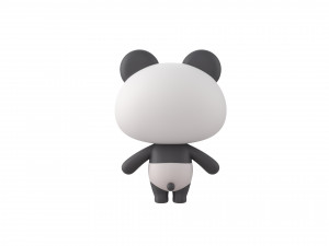 Character007 Panda 3D Модель