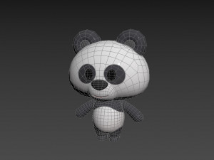 Character007 Panda 3D Модель