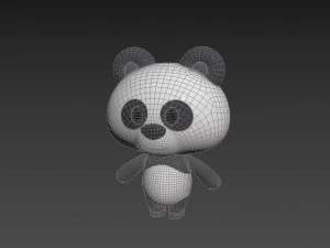 Character007 Panda 3D Model