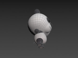 Character007 Panda 3D Модель