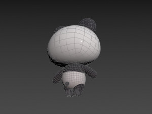 Character007 Panda 3D Модель
