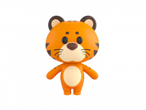 Character008 Tiger Modelo 3D