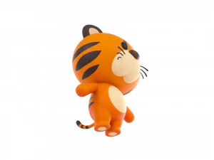Character008 Tiger 3D Model