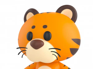 Character008 Tiger 3D Model