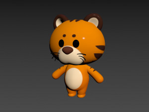 Character008 Tiger Modelo 3D