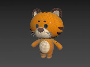 Character008 Tiger 3D Model