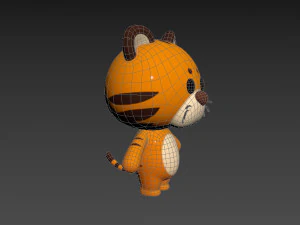 Character008 Tiger 3D Model