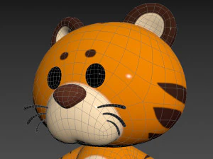 Character008 Tiger 3D Model