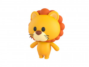 Character009 Lion 3D 모델