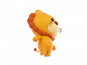 Character009 Lion 3D Model