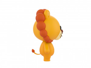 Character009 Lion 3D Model