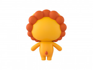 Character009 Lion 3D Model