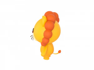 Character009 Lion 3D Model