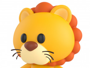 Character009 Lion 3D Model
