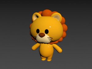 Character009 Lion 3D Model