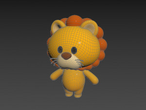 Character009 Lion 3D Model