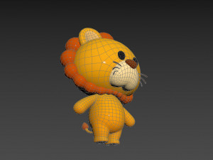 Character009 Lion 3D Model