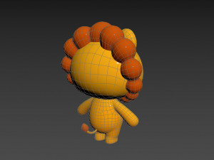 Character009 Lion 3D Model
