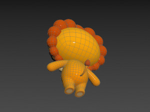 Character009 Lion 3D Model