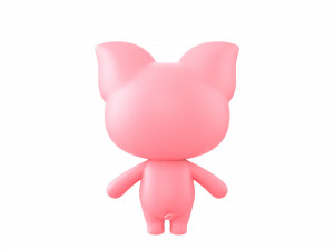 Character010 Pig Modello 3D