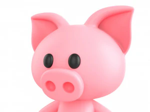 Character010 Pig 3D Model