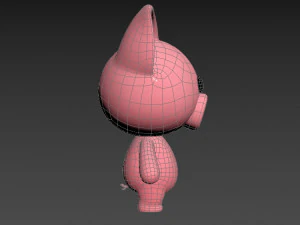 Character010 Pig 3D Model