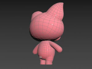 Character010 Pig 3D Model