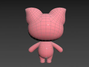 Character010 Pig 3D Model