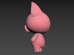 Character010 Pig Modello 3D