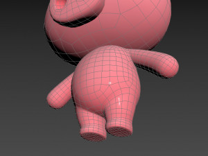 Character010 Pig Modello 3D