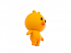 Character011 Chick 3D-Modell