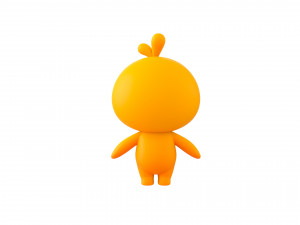 Character011 Chick 3D-Modell